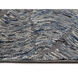 Corfu 96 X 60 inch Blue / Charcoal Indoor Hand-Tufted Rug, Hand-Tufted
